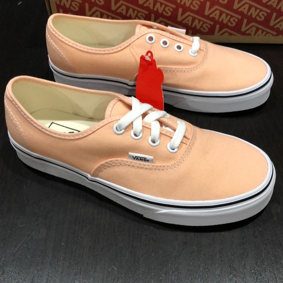 vans authentic bleached apricot